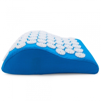 Массажная акупунктурная подушка (анатомическая) EcoRelax, голубой-4