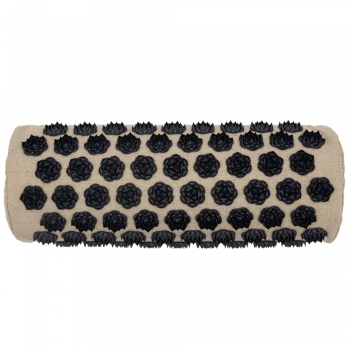 Массажная акупунктурная подушка (валик) EcoRelax, черный-2