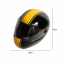 Мотоциклетный шлем для кошек Felino, желтый-3